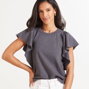 Ariana Flutter Sweater Top